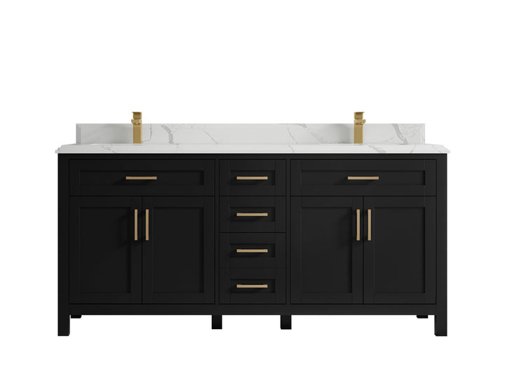 Cambridge 72 in. W x 22 in. D Double Sink Bathroom Vanity - photo 29