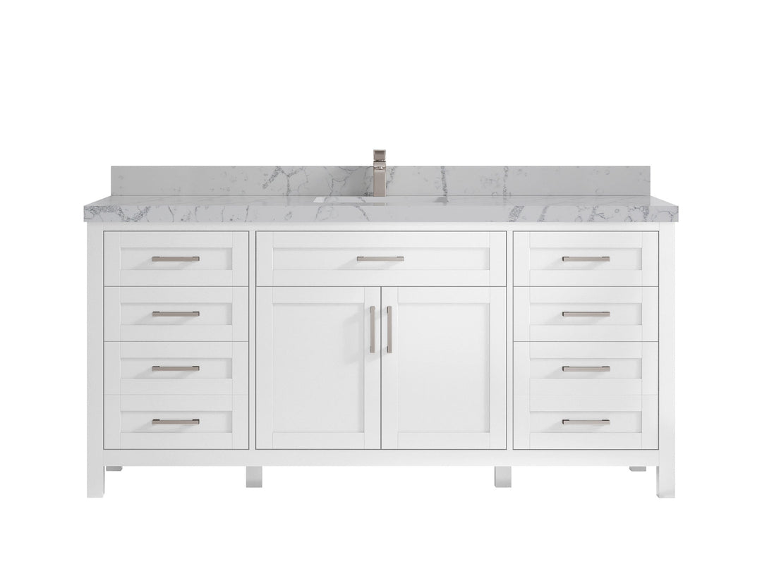 Cambridge 72 in. W x 22 in. D Single Sink Bathroom Vanity - Willow Bath and Vanity