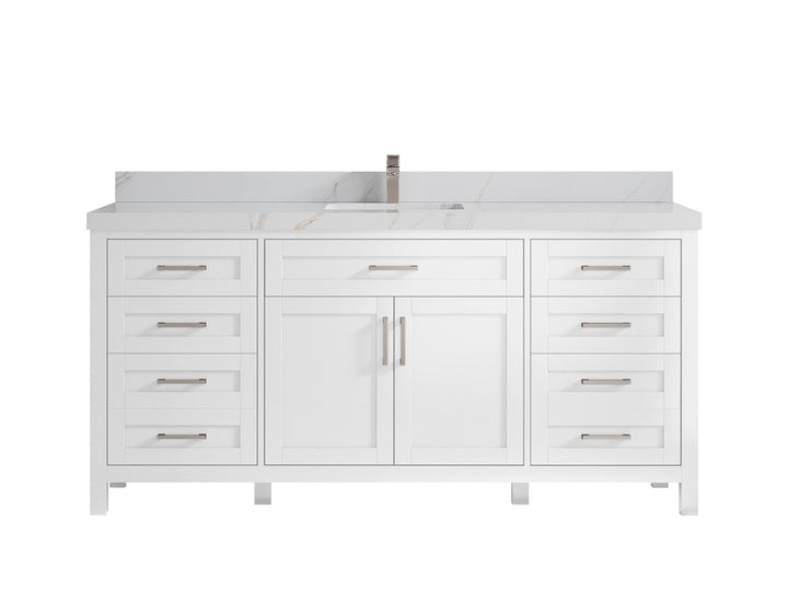Cambridge 72 in. W x 22 in. D Single Sink Bathroom Vanity - photo 22