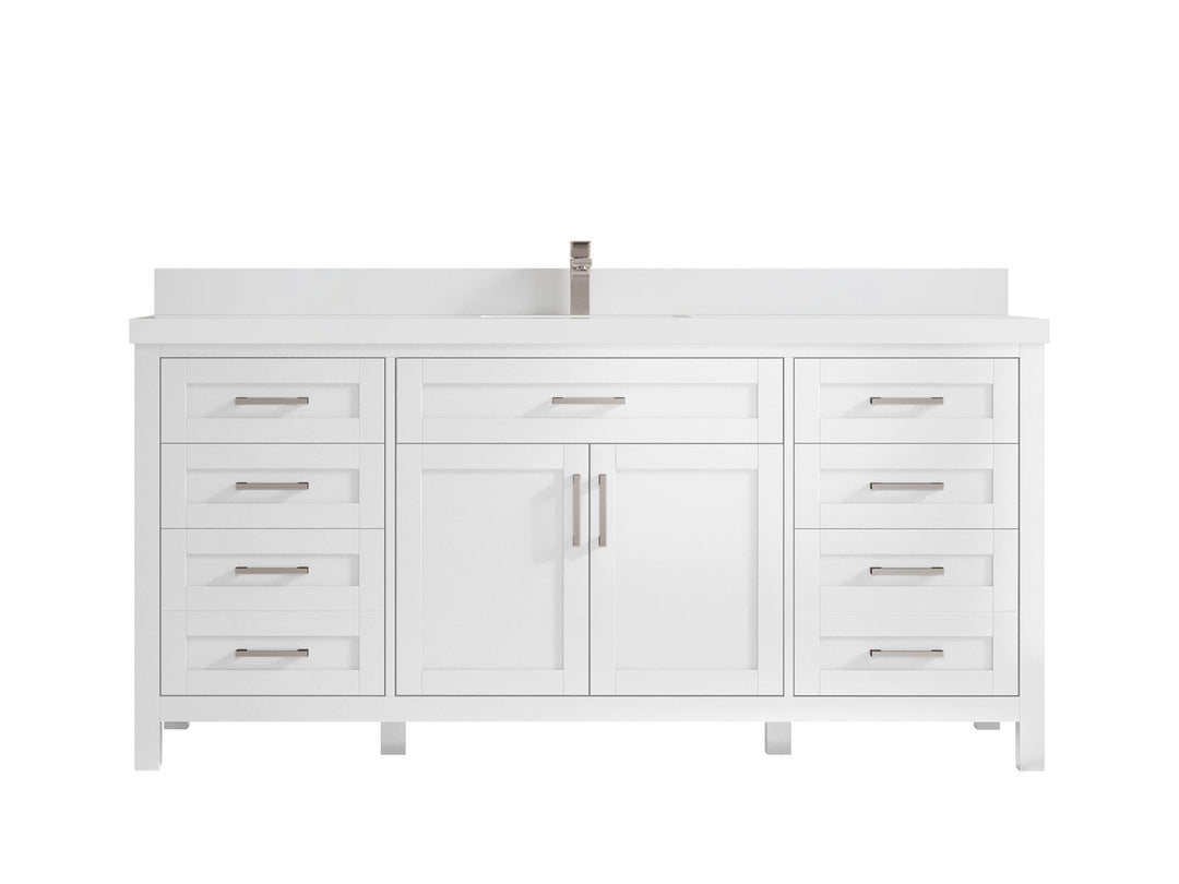 Cambridge 72 in. W x 22 in. D Single Sink Bathroom Vanity - Willow Bath and Vanity