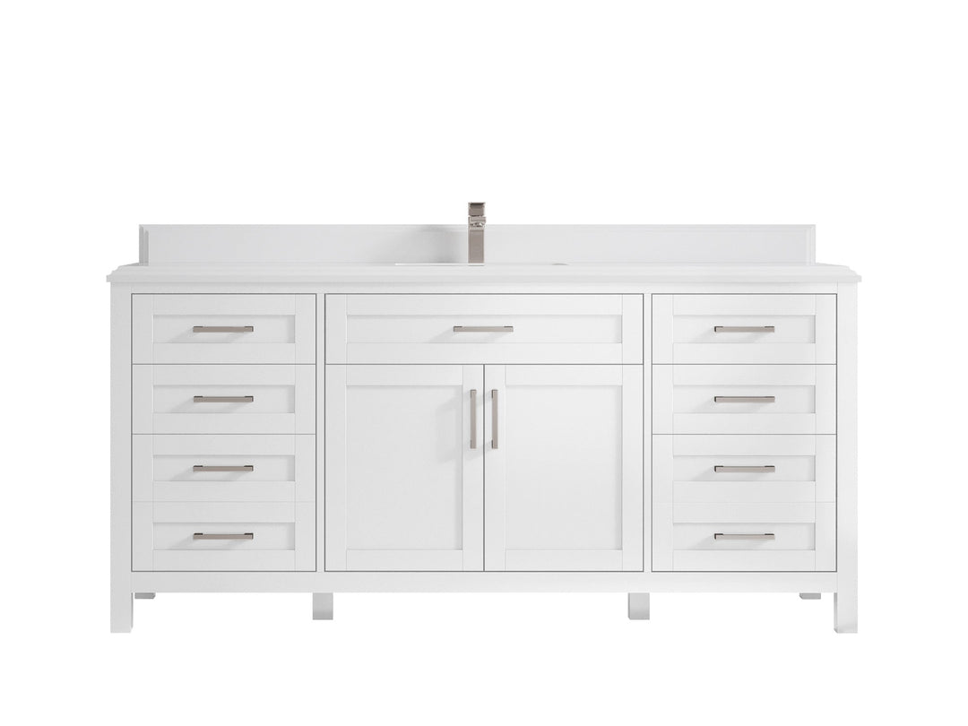 Cambridge 72 in. W x 22 in. D Single Sink Bathroom Vanity - Willow Bath and Vanity