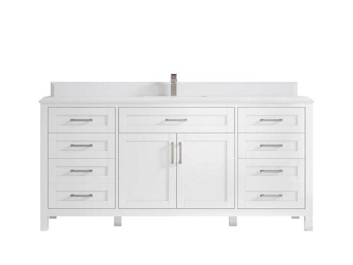Cambridge 72 in. W x 22 in. D Single Sink Bathroom Vanity - photo 28