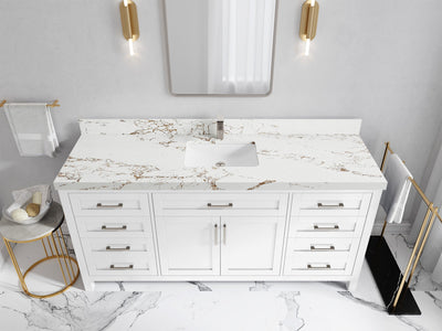 Cambridge 72 in. W x 22 in. D Single Sink Bathroom Vanity - Willow Bath and Vanity