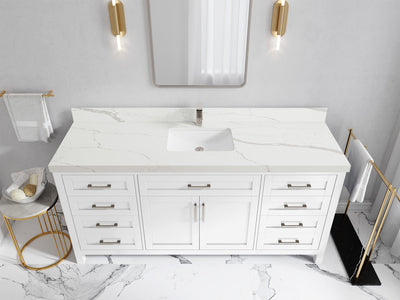 Cambridge 72 in. W x 22 in. D Single Sink Bathroom Vanity - Willow Bath and Vanity