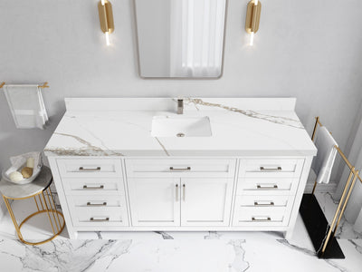 Cambridge 72 in. W x 22 in. D Single Sink Bathroom Vanity - Willow Bath and Vanity