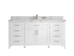Cambridge 72 in. W x 22 in. D Single Sink Bathroom Vanity - photo 38