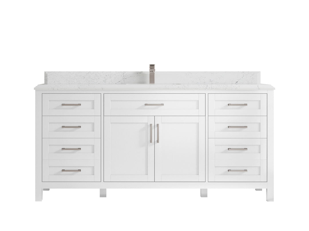 Cambridge 72 in. W x 22 in. D Single Sink Bathroom Vanity - Willow Bath and Vanity