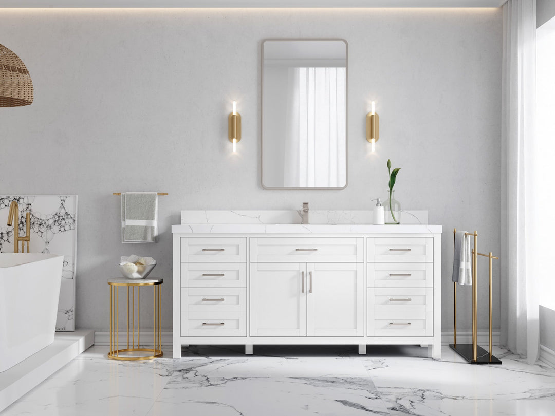 Cambridge 72 in. W x 22 in. D Single Sink Bathroom Vanity - Willow Bath and Vanity