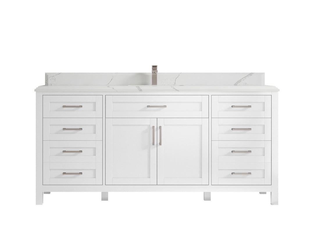 Cambridge 72 in. W x 22 in. D Single Sink Bathroom Vanity - Willow Bath and Vanity