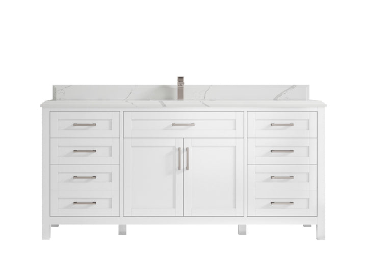 Cambridge 72 in. W x 22 in. D Single Sink Bathroom Vanity - photo 24