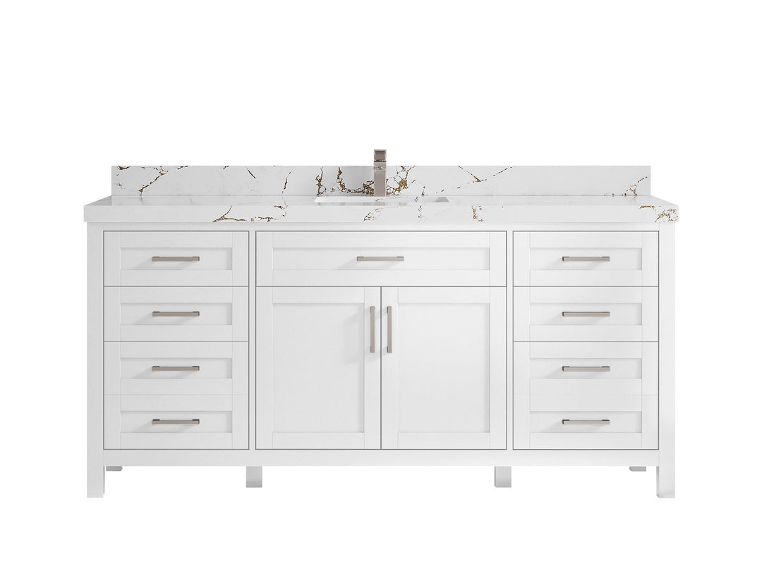 Cambridge 72 in. W x 22 in. D Single Sink Bathroom Vanity - Willow Bath and Vanity