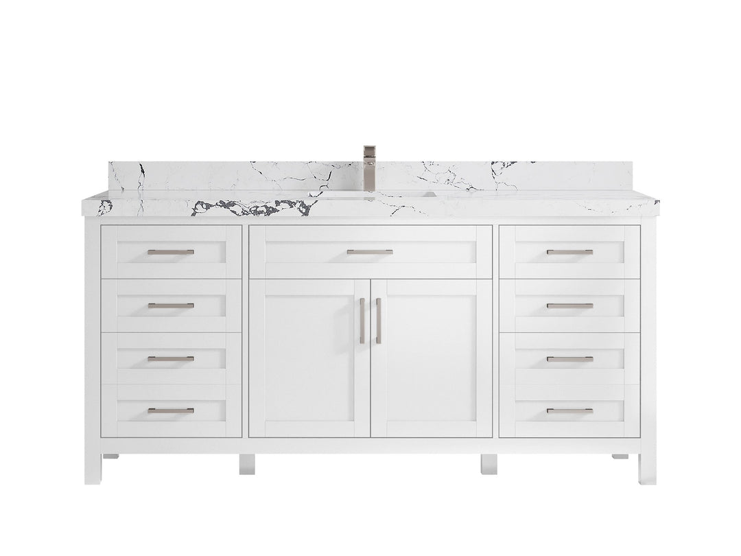 Cambridge 72 in. W x 22 in. D Single Sink Bathroom Vanity - Willow Bath and Vanity