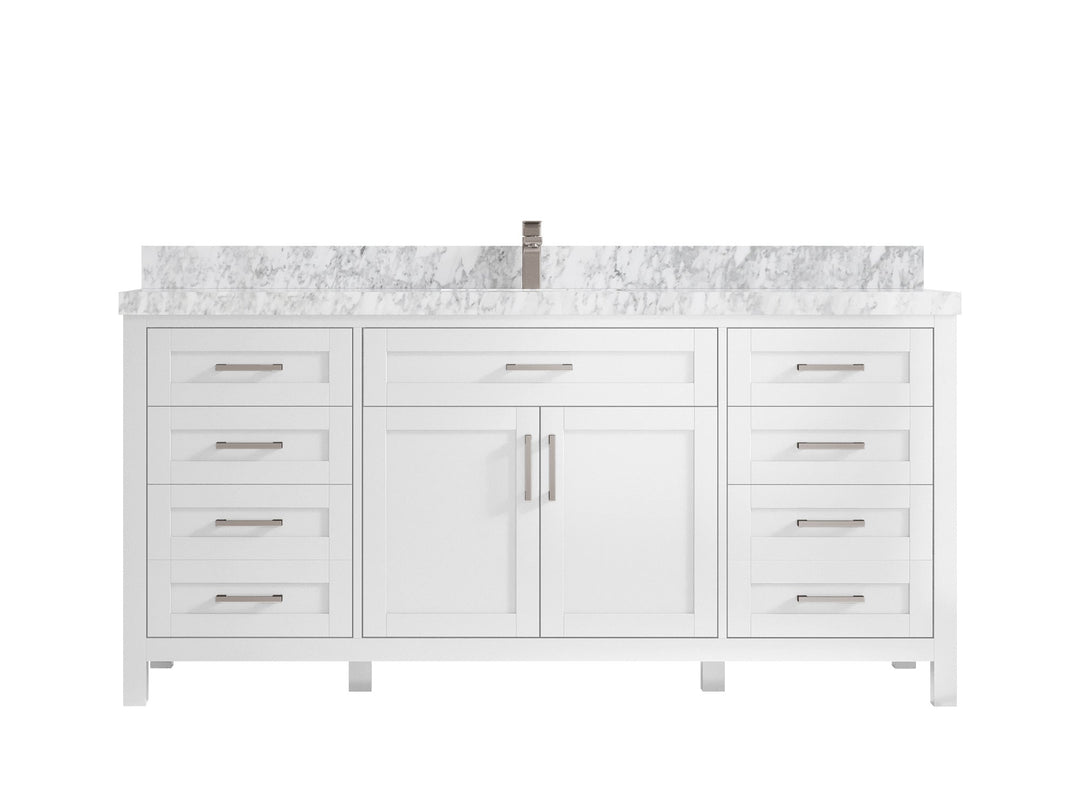 Cambridge 72 in. W x 22 in. D Single Sink Bathroom Vanity - Willow Bath and Vanity