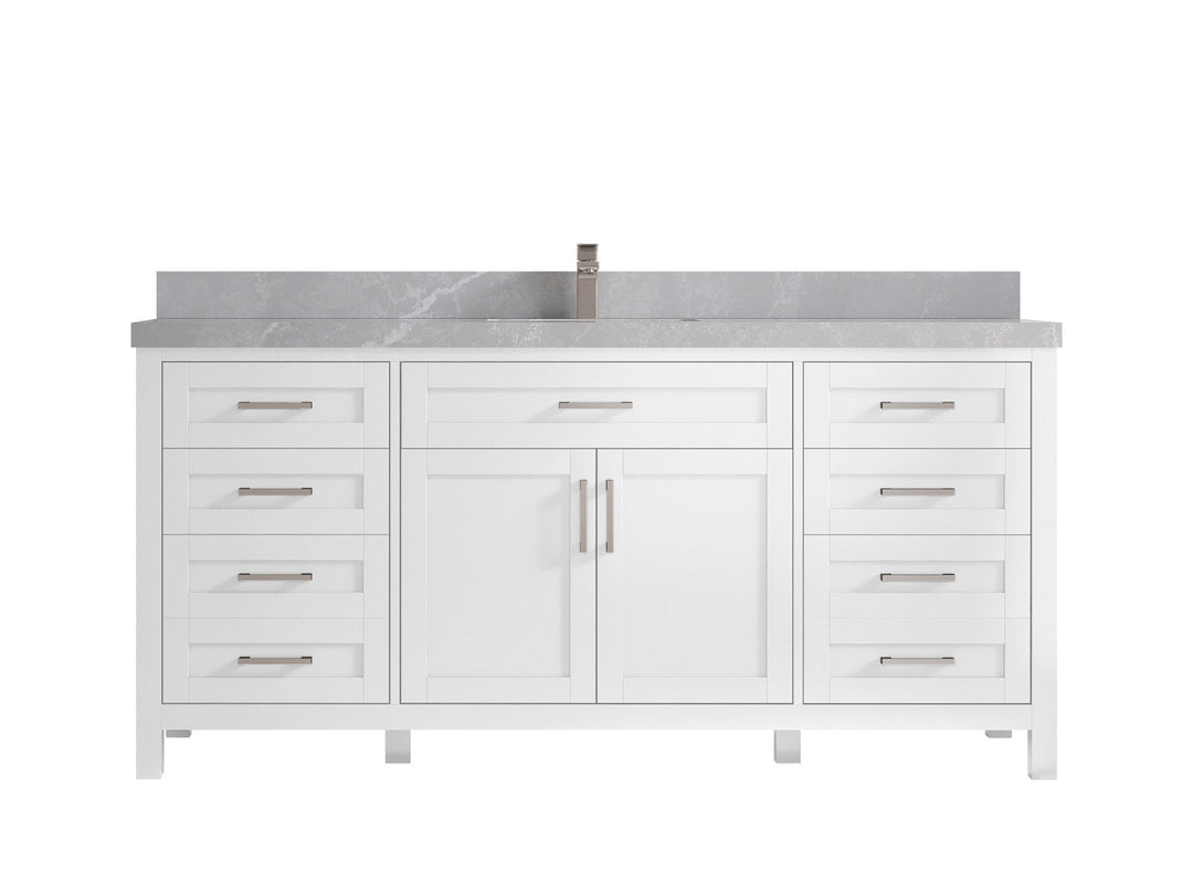 Cambridge 72 in. W x 22 in. D Single Sink Bathroom Vanity - Willow Bath and Vanity