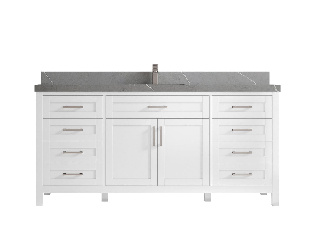 Cambridge 72 in. W x 22 in. D Single Sink Bathroom Vanity - Willow Bath and Vanity