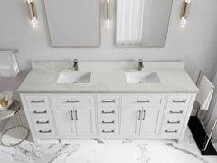 Cambridge 80 in. W x 22 in. D Double Sink Bathroom Vanity - photo 9