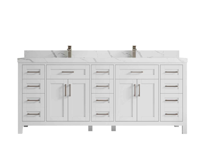 Cambridge 80 in. W x 22 in. D Double Sink Bathroom Vanity - photo 8