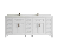 Cambridge 80 in. W x 22 in. D Double Sink Bathroom Vanity - photo 18