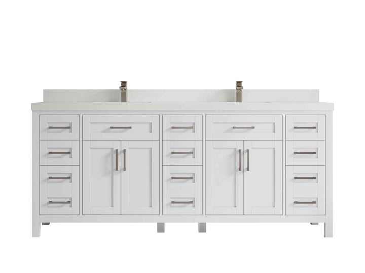 Cambridge 80 in. W x 22 in. D Double Sink Bathroom Vanity - photo 18