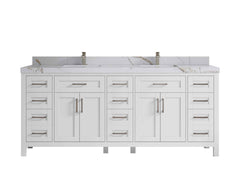 Cambridge 80 in. W x 22 in. D Double Sink Bathroom Vanity - photo 20