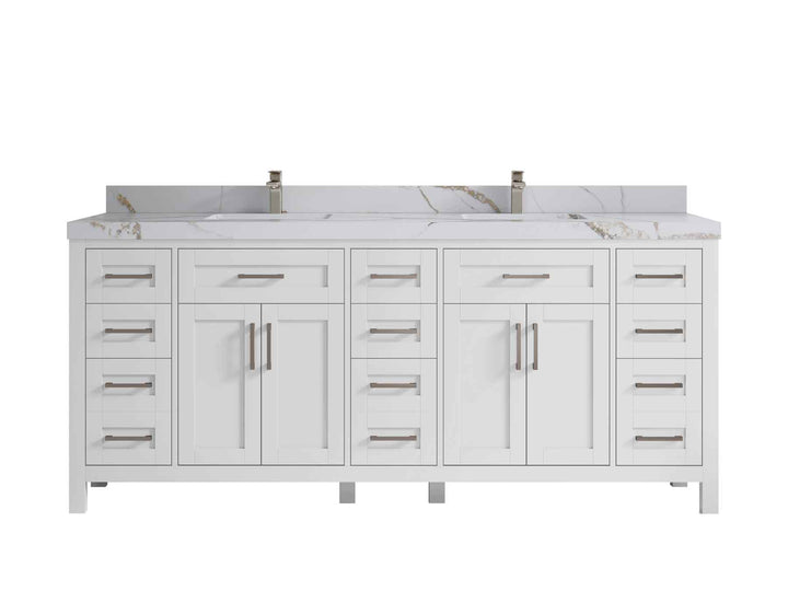 Cambridge 80 in. W x 22 in. D Double Sink Bathroom Vanity - photo 20