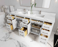 Cambridge 80 in. W x 22 in. D Double Sink Bathroom Vanity - photo 3