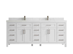 Cambridge 80 in. W x 22 in. D Double Sink Bathroom Vanity - photo 14