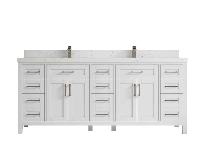 Cambridge 80 in. W x 22 in. D Double Sink Bathroom Vanity - photo 14