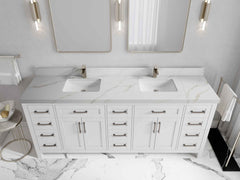 Cambridge 80 in. W x 22 in. D Double Sink Bathroom Vanity - photo 21
