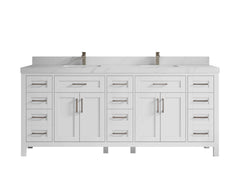 Cambridge 80 in. W x 22 in. D Double Sink Bathroom Vanity - photo 22