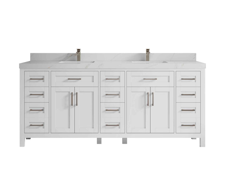 Cambridge 80 in. W x 22 in. D Double Sink Bathroom Vanity - photo 22