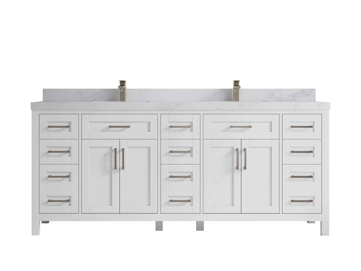 Cambridge 80 in. W x 22 in. D Double Sink Bathroom Vanity - photo 10