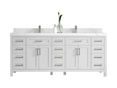 Cambridge 80 in. W x 22 in. D Double Sink Bathroom Vanity - photo 1