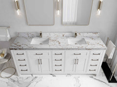 Cambridge 80 in. W x 22 in. D Double Sink Bathroom Vanity - photo 23