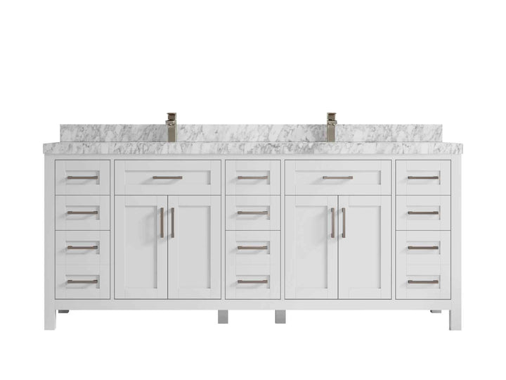 Cambridge 80 in. W x 22 in. D Double Sink Bathroom Vanity - photo 12
