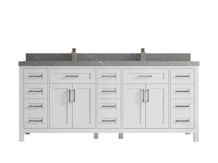 Cambridge 80 in. W x 22 in. D Double Sink Bathroom Vanity - photo 16