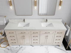 Cambridge 84 in. W x 22 in. D Double Sink Bathroom Vanity - photo 15
