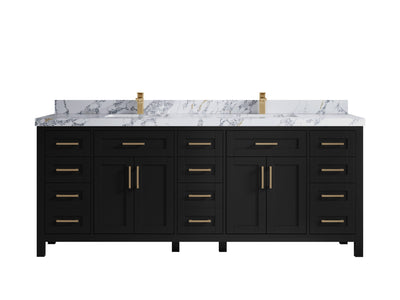 Cambridge 84 in. W x 22 in. D Double Sink Bathroom Vanity - Willow Bath and Vanity