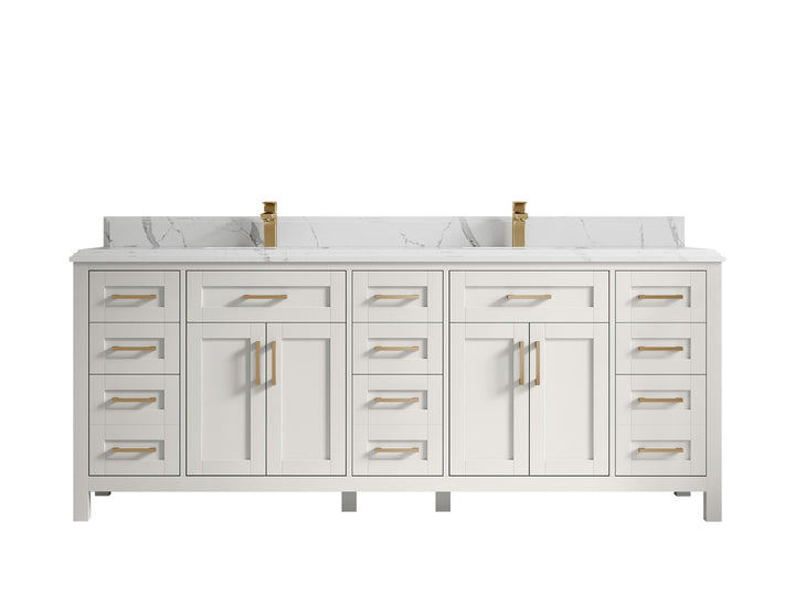 Cambridge 84 in. W x 22 in. D Double Sink Bathroom Vanity - photo 43