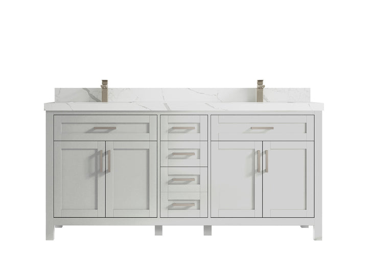 Cambridge 84 in. W x 22 in. D Double Sink Bathroom Vanity - photo 20