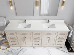 Cambridge 84 in. W x 22 in. D Double Sink Bathroom Vanity - photo 7