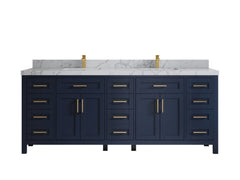 Cambridge 84 in. W x 22 in. D Double Sink Bathroom Vanity - photo 40