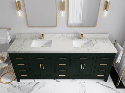 Cambridge 84 in. W x 22 in. D Double Sink Bathroom Vanity - Willow Bath and Vanity