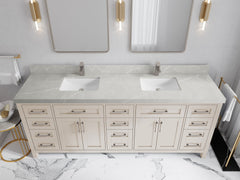 Cambridge 84 in. W x 22 in. D Double Sink Bathroom Vanity - photo 31