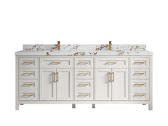 Cambridge 84 in. W x 22 in. D Double Sink Bathroom Vanity - photo 30