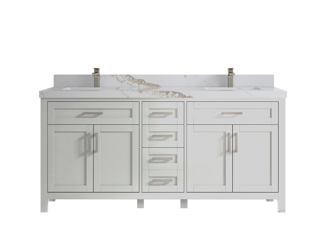 Cambridge 84 in. W x 22 in. D Double Sink Bathroom Vanity - Willow Bath and Vanity