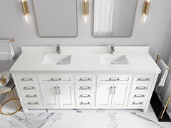 Cambridge 84 in. W x 22 in. D Double Sink Bathroom Vanity - photo 31
