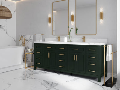 Cambridge 84 in. W x 22 in. D Double Sink Bathroom Vanity - Willow Bath and Vanity