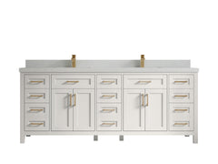 Cambridge 84 in. W x 22 in. D Double Sink Bathroom Vanity - photo 24