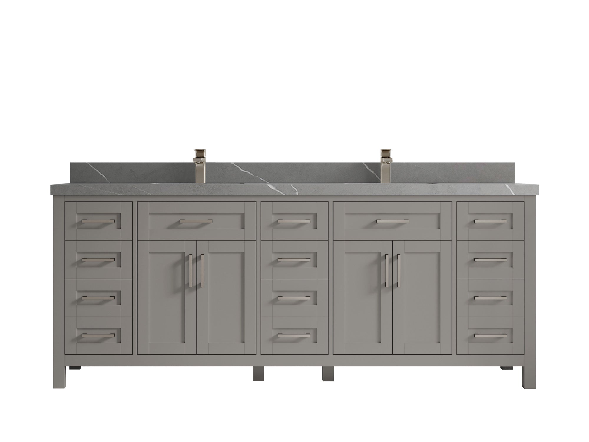 Cambridge 84 in. W x 22 in. D Double Sink Bathroom Vanity - Willow Bath and Vanity